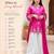  pink silk blend embroidered kurta palazzo set with dupatta for festive & casual ethnic wear