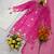  pink silk blend embroidered kurta palazzo set with dupatta for festive & casual ethnic wear