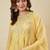  yellow crunchy silk blend embroidered kurta palazzo set with dupatta 