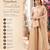  cream crunchy silk blend embroidered kurta palazzo set with dupatta 