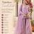  lavender crunchy silk blend embroidered kurta palazzo set with dupatta 