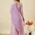  lavender crunchy silk blend embroidered kurta palazzo set with dupatta 