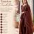  maroon crunchy silk blend embroidered kurta palazzo set with dupatta 