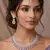 Lavender Amethyst CZ Bridal Set with Maang Tikka