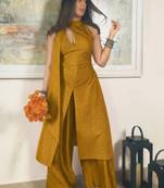 Mustard cut-out co-ord set