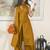 Mustard cut-out co-ord set