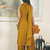 Mustard cut-out co-ord set