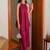 Rani pink halter neck asymmetric tunic set
