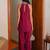 Rani pink halter neck asymmetric tunic set