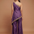 Purple one-shoulder fusion set