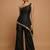 Black one-shoulder fusion set