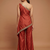 Orange one-shoulder fusion set