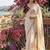 Off White Color sequence embroidery work  Sartin saree