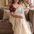 Off White Color sequence embroidery work  Sartin saree