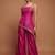 Hot pink asymmetrical palazzo set