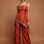 Orange asymmetrical palazzo set