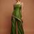 Olive asymmetrical palazzo set