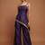 Violet  asymmetrical palazzo set