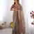 sage green  ready to wear saree with  blouse
