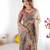 sage green  ready to wear saree with  blouse