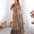 beige  ready to wear saree with  blouse