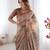 beige  ready to wear saree with  blouse
