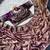 Purple Color Embroidery theard Work Sartin Saree