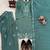 light green crepe suit with dupatta