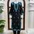 black roman silk blend kurta with pent
