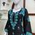 black roman silk blend kurta with pent