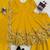 yellow silk blend salwar suit with dupatta