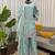 sky silk blend salwar suit with dupatta