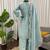 sky silk blend salwar suit with dupatta