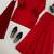 red silk blend salwar suit with dupatta