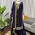 navy blue georgette salwar suit with dupatta