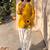 yellow rayon kurta set