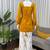 yellow rayon kurta set