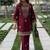 maroon rayon kurti bell bottom