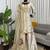 beige georgette salwar suit with dupatta
