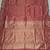 Red color weaving work Banarasi silk blend saree with blouse