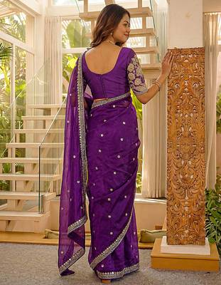 blue embroidered art_silk saree 2