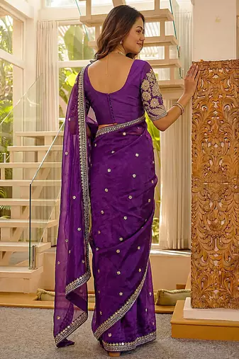 blue embroidered art_silk saree