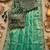 Sea Green Color Embroidery theard Work Satin Saree