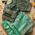 Sea Green Color Embroidery theard Work Satin Saree
