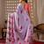 Elegant Lavender Floral Printed Saree for Women