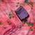 Pink Color printed with khatli work  orgrnza Saree