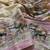 Cream Color digital print and Khatli kut dana work  Silk Blend Saree
