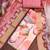 pink digital print rayon cotton suit set with organza dupatta