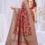  Dusty Mauve silk blend Sarees with Zari & Thread Work | Floral Woven Festive Saree