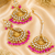 Ethnic kundan earrings for women